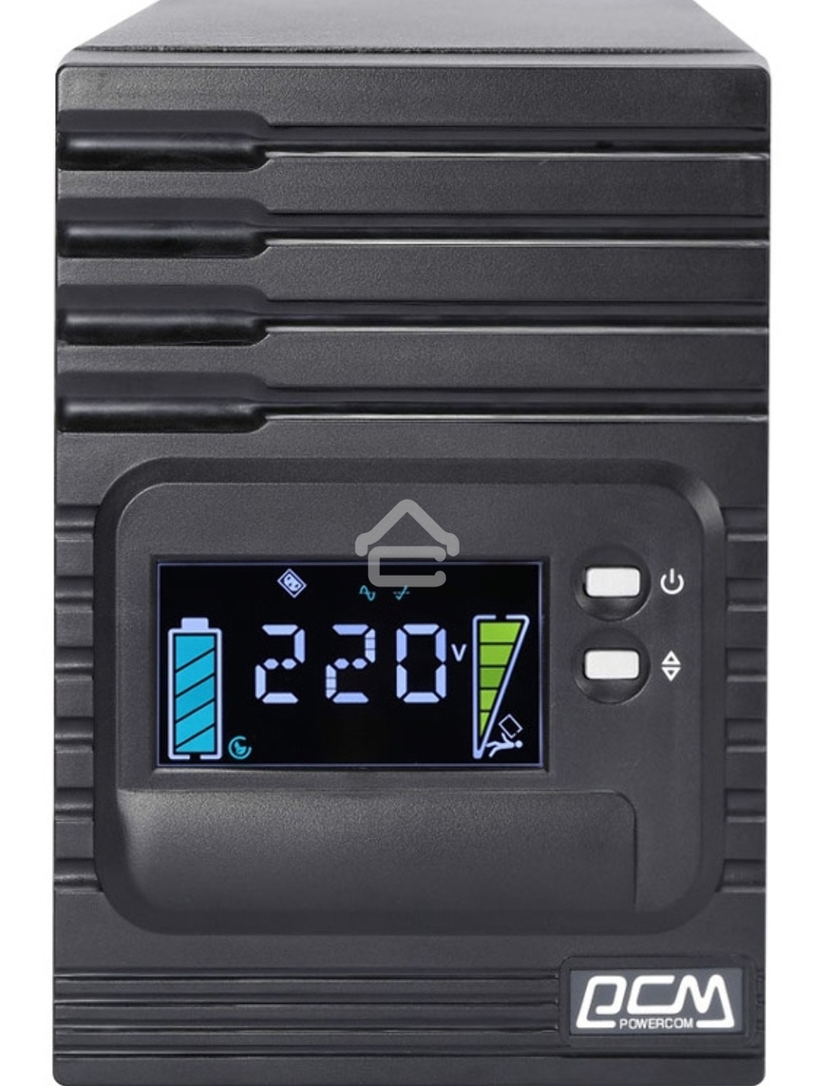 Источник бесперебойного питания Powercom Smart King Pro+ SPT-1500-II LCD 1200Вт 1500ВА черный