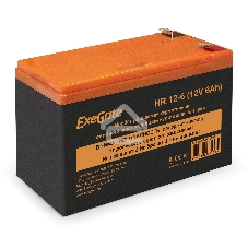 Аккумуляторная батарея ExeGate EX288653RUS HR 12-6 (12V 6Ah 1224W, клеммы F2+F1-)