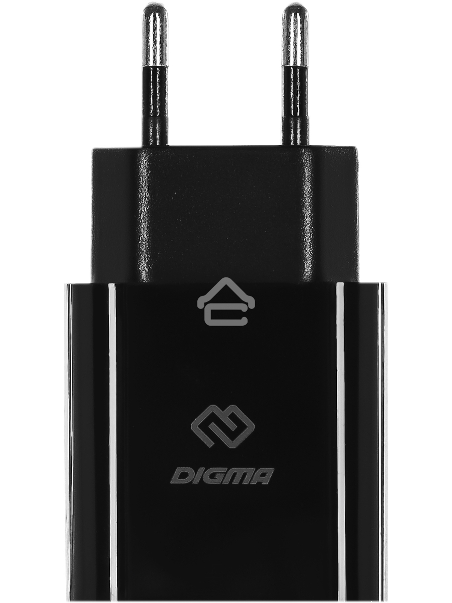 Сетевое зарядное устройство Digma DGW2C 3A PD черный