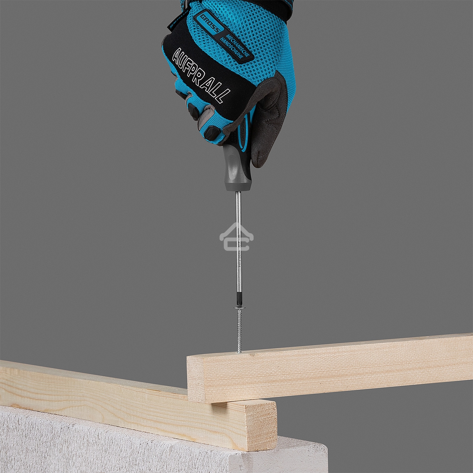 Отвертка Gross PH1 x 100 мм, S2, трехкомпонентная ручка