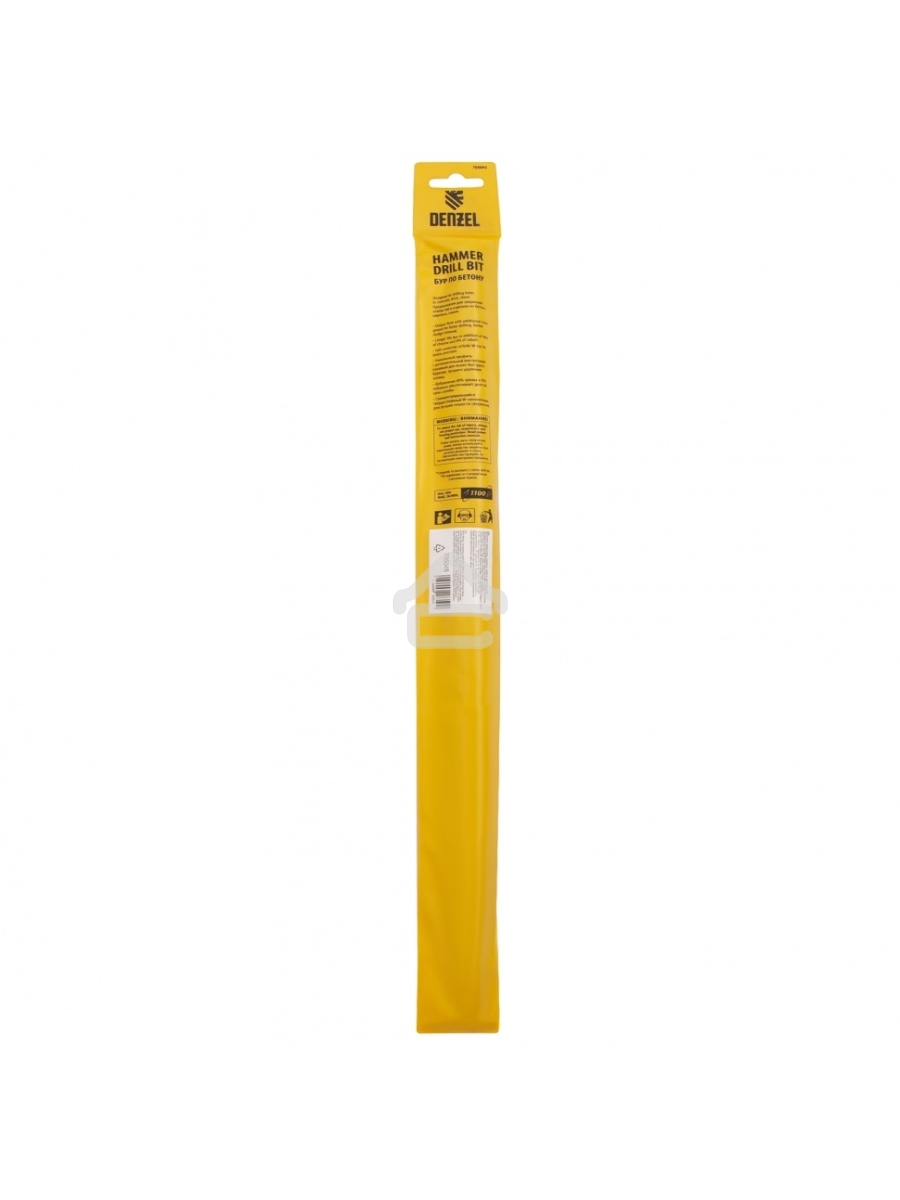 Бур по бетону, двойная спираль, Cobalt W-tip, 18x460 мм, SDS PLUS Denzel