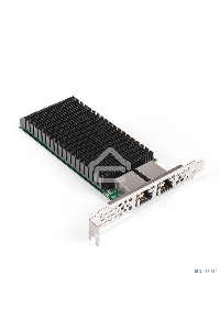 Сетевой адаптер ExeGate EXE-X540-T2 (PCI-E x8 v3.0, порты 2xRJ45 (медные), 10Gb/s (10/5/2.5/1Gb/s, 100Mb/s), Server NIC Intel Chipset X540-AT2)
