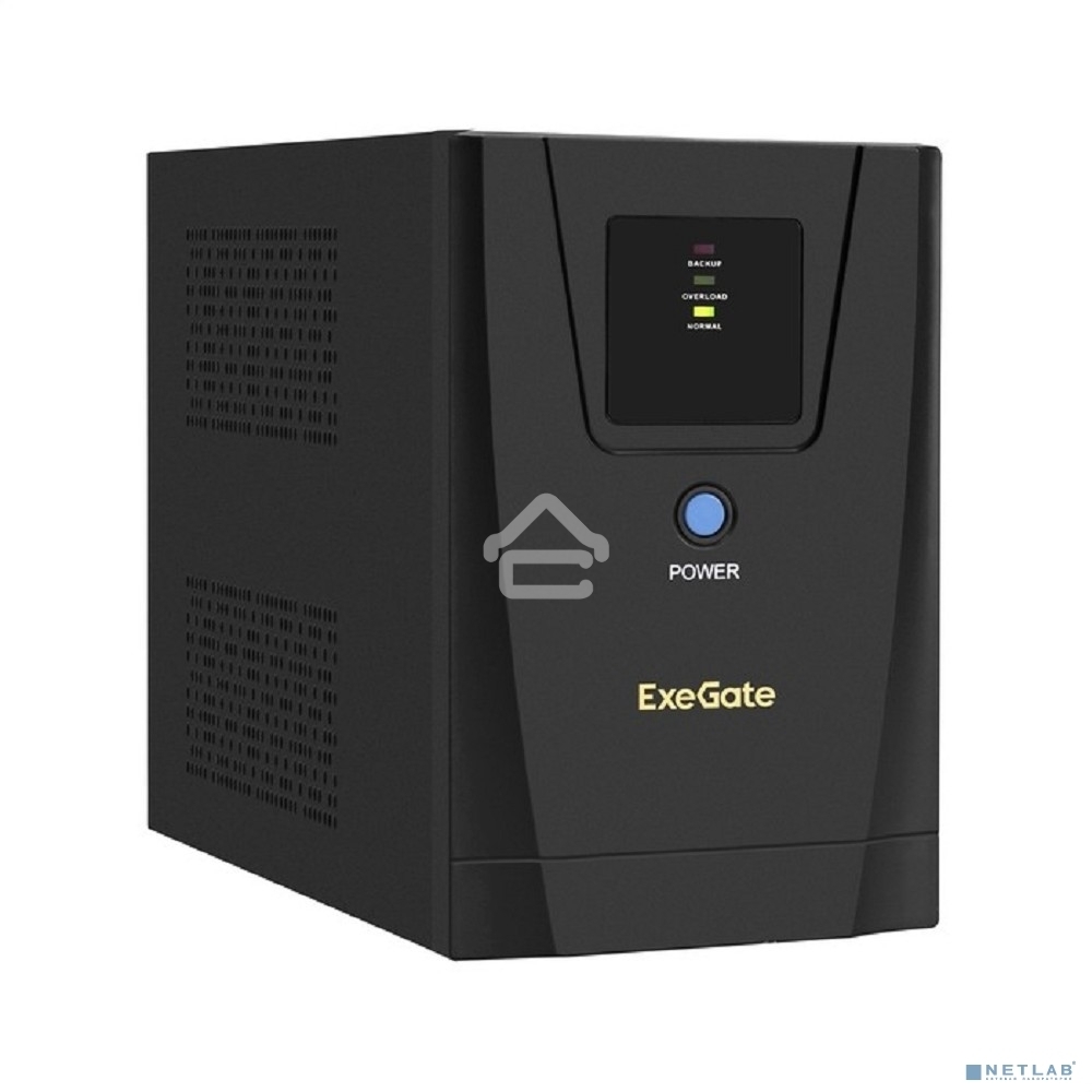 Источник бесперебойного питания ExeGate EX292802RUS SpecialPro UNB-1600.LED.AVR.2SH.3C13.USB <1600VA/950W, LED, AVR, 2*Schuko+3*C13, USB,съемн.кабель, металлический корпус, Black>