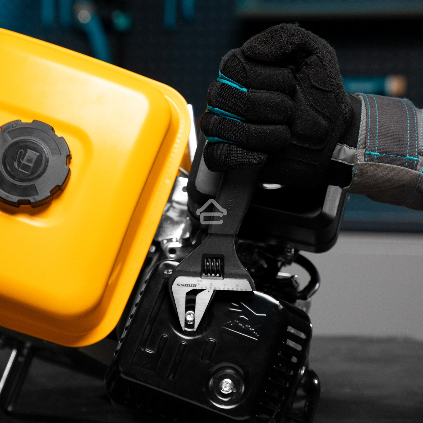 Ключ разводной Gross 15568 (0 - 40 мм) 200 мм