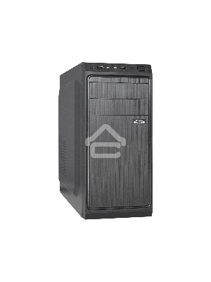 Компьютерный корпус Miditower ExeGate XP-401 Black, ATX, <XP350, Black,120mm>, 2*USB, Audio