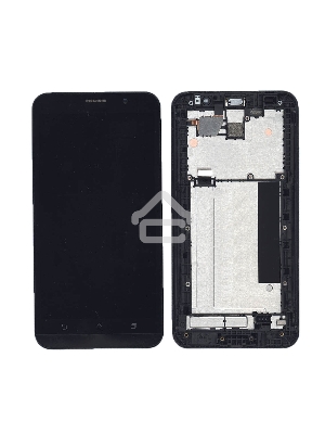 Дисплей для Asus ZenFone 2 ZE551ML черный с рамкой