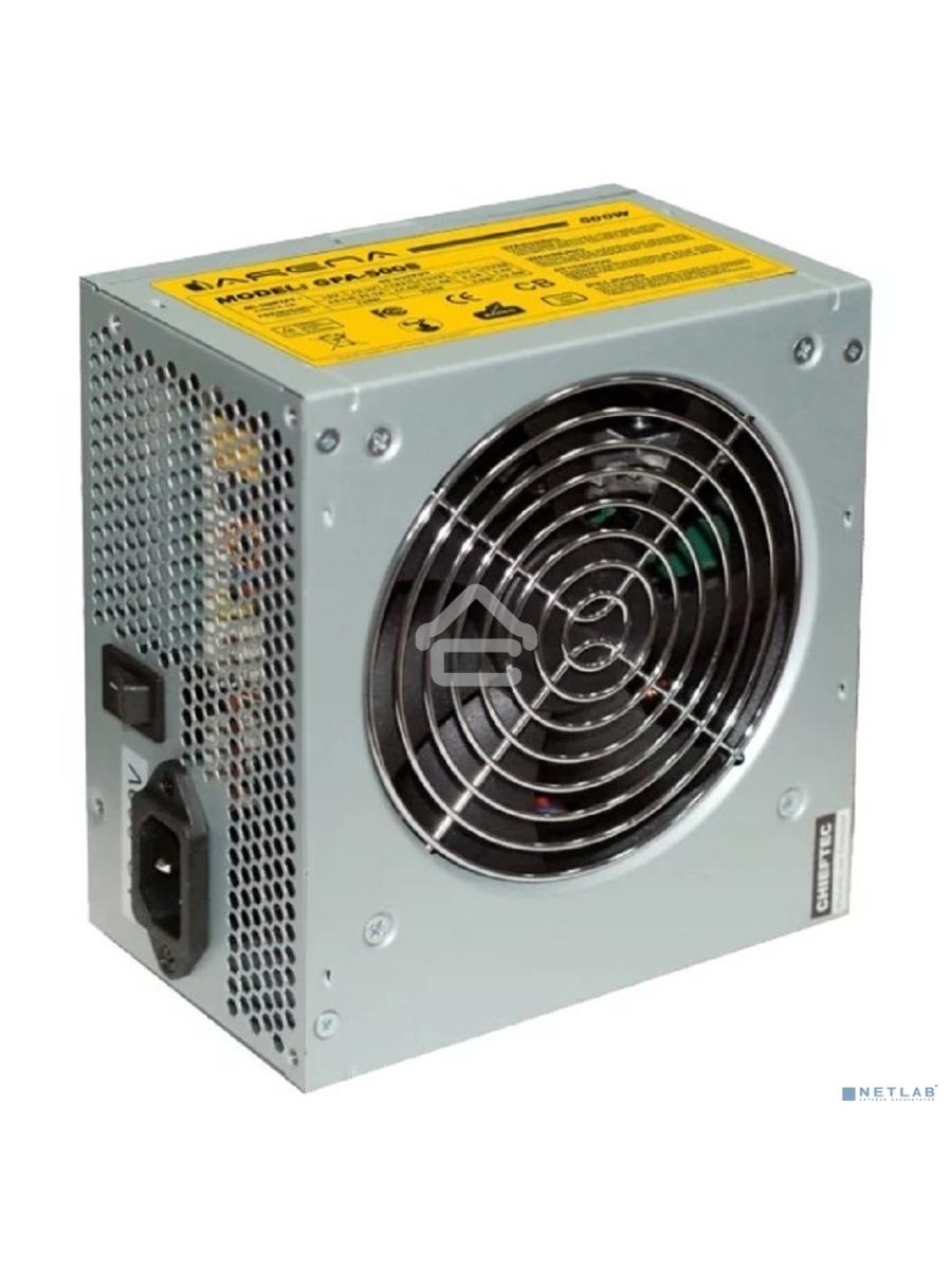 Блок питания Chieftec GPA-500S8, 500Вт, 120мм, серый