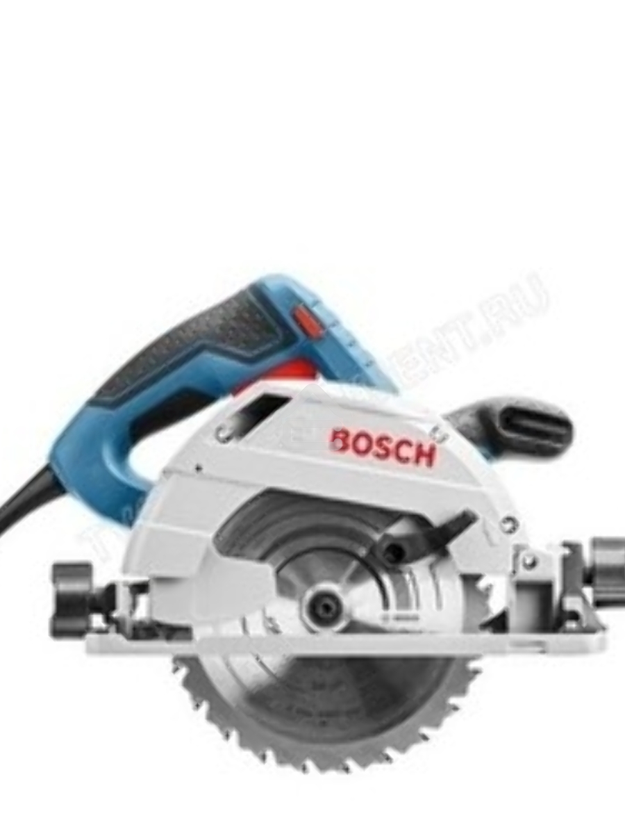 Пила циркулярная BOSCH GKS 55+ GCE (0.601.682.100)1350Вт 2100-4700об/мин 90°/45°- 63/47мм 3.8кг