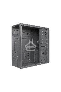 Компьютерный корпус Miditower ExeGate XP-401 Black, ATX, <XP350, Black,120mm>, 2*USB, Audio