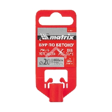 Бур по бетону Matrix, 20 x 600 мм, SDS PLUS c крестовой пластиной