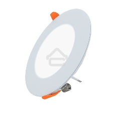 Панель светодиодная встраиваемая круглая 18Вт 230В 6500К 1440Лм 185мм белая IP20 LAMPER