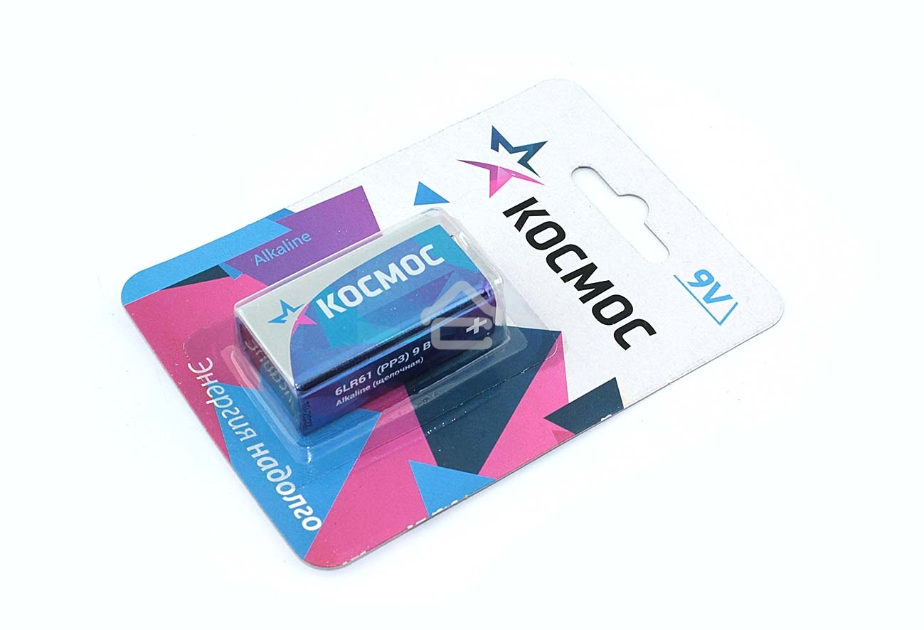 Батарейка крона Космос 6LR61