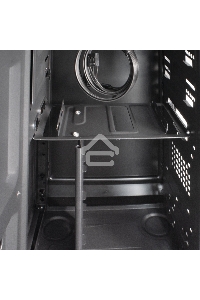 Компьютерный корпус Miditower ExeGate XP-401 Black, ATX, <XP350, Black,120mm>, 2*USB, Audio