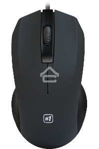 Мышь проводная Defender MM-310 черный, 1000 dpi, USB, кнопки - 3