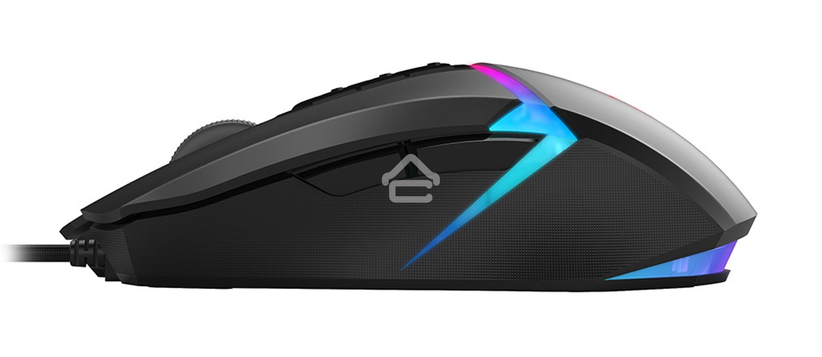 Мышь проводная A4Tech Bloody W60 Max черный, 10000 dpi, USB, кнопки - 10