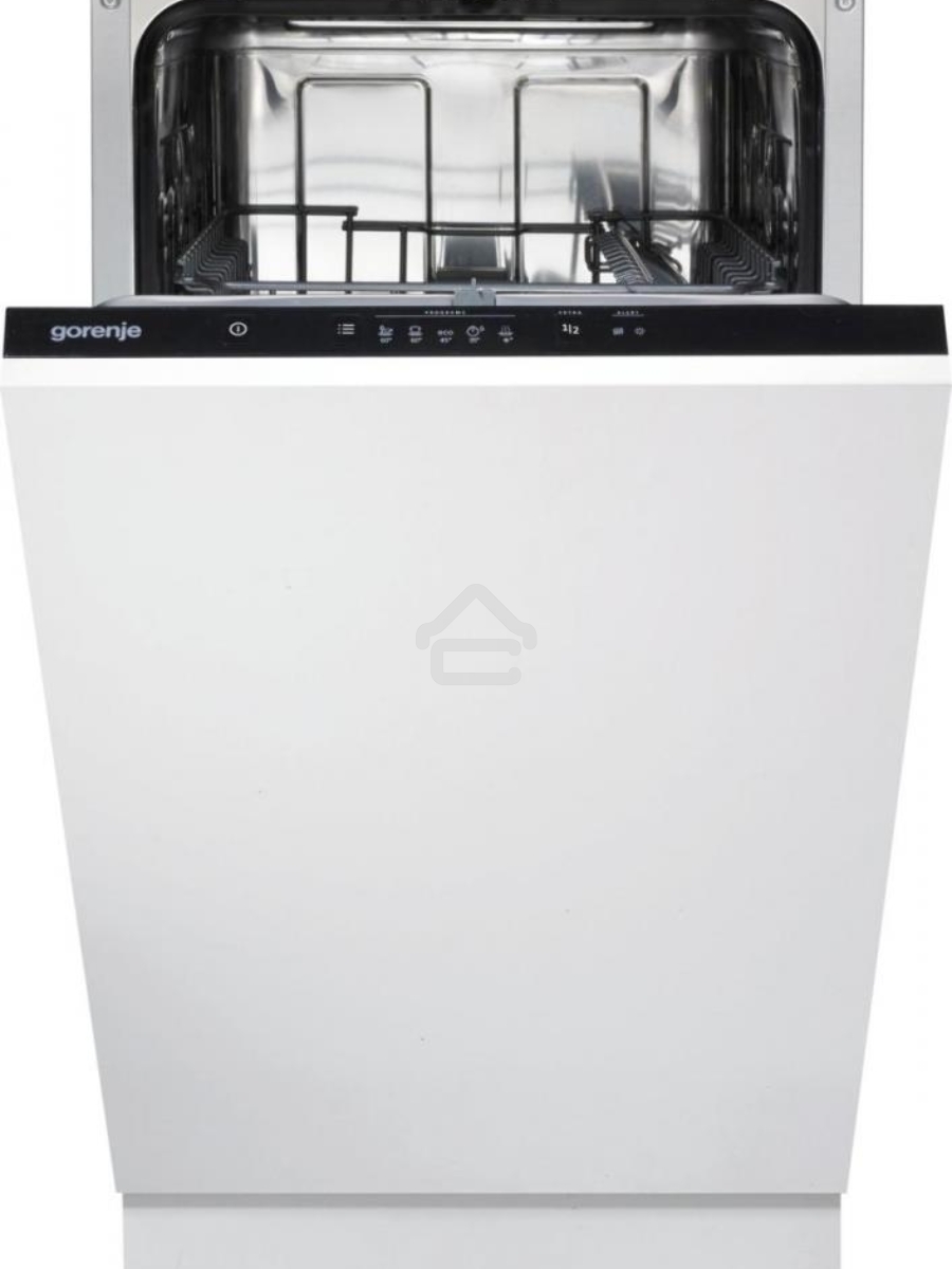 Встраиваемая посудомоечная машина Gorenje GV520E15, черная панель управления, 44.8 см, 9 компл., 47 дБ, класс A++