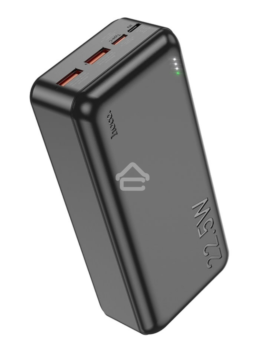 Внешний аккумулятор Powerbank HOCO J101B Astute, QC3.0, PD3.0, 3A, 30000mAh черный