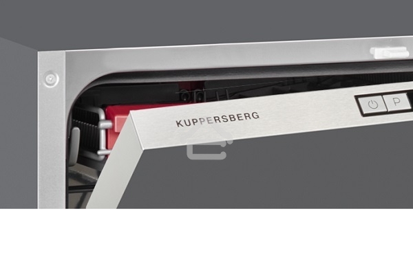 Встраиваемая посудомоечная машина Kuppersberg GLM 6080 Полноразмерная, 60 см, 14 комплектов, 7 программ, внутреннее освещение, автоматическое открывание дверцы, 3 корзины, луч на полу, уровень шума 49 дБ, А+++