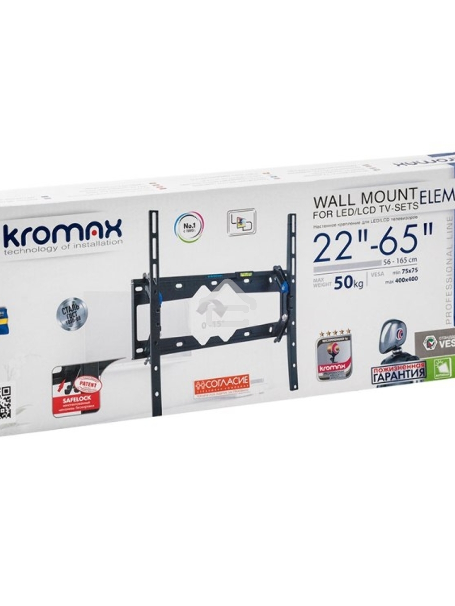 Кронштейн для LED/LCD телевизоров Kromax ELEMENT-4 черный