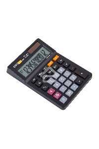 Калькулятор настольный Deli EM01320 черный 12-разр.