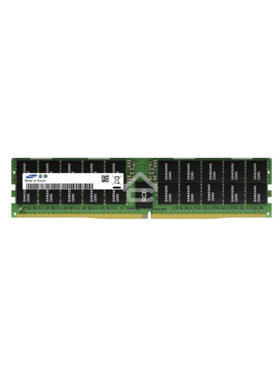 Оперативная память Samsung, DDR5, 64GB (1x64GB), 4800MHz, CL40, ECC, RDIMM, OEM