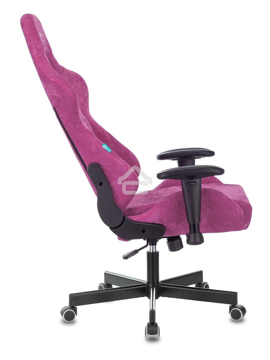 Кресло игровое Бюрократ VIKING KNIGHT LT15 FABRIC малиновый крестовина металл/пластик