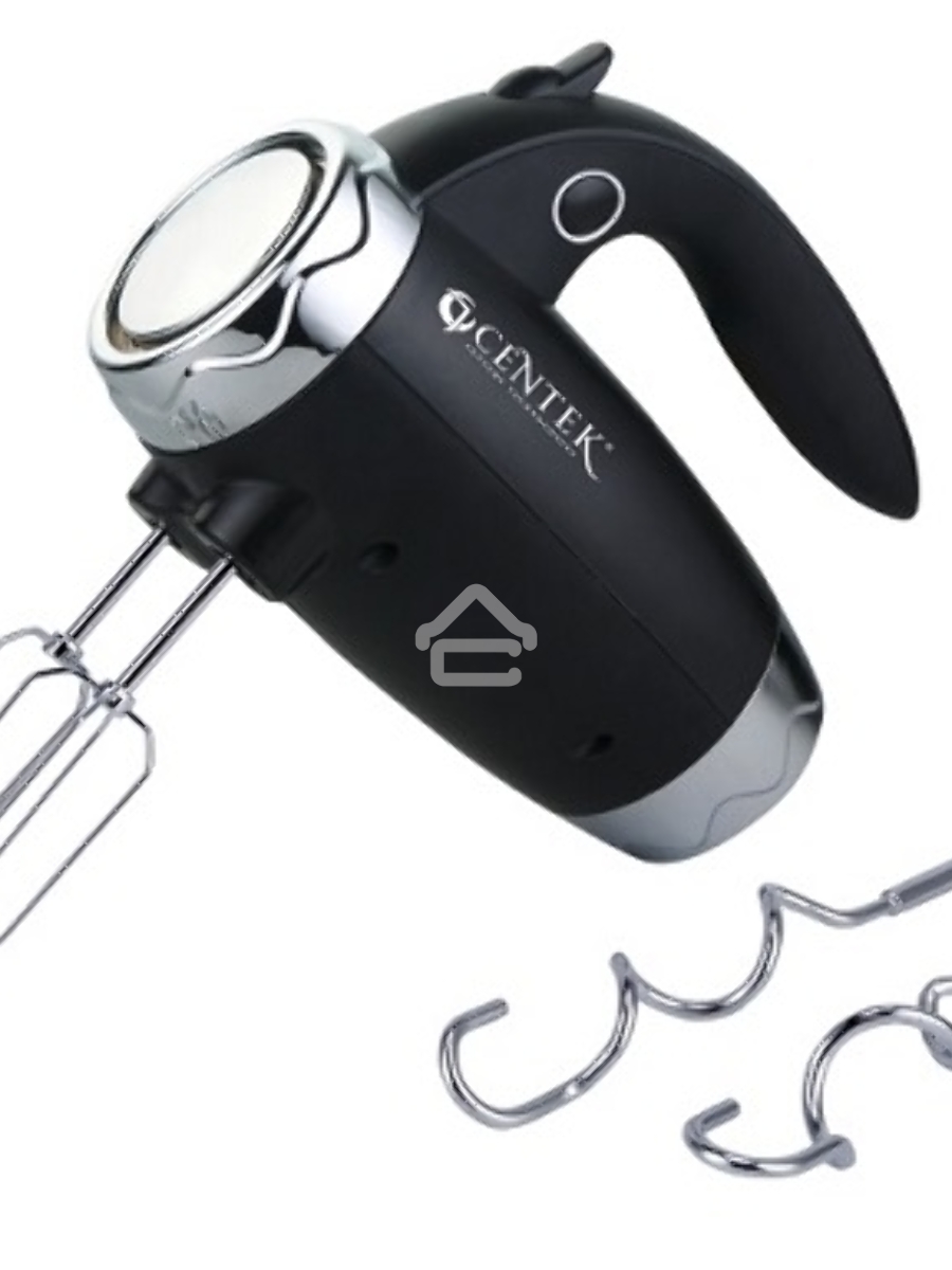 Миксер Centek CT-1115 черный/хром 350Вт