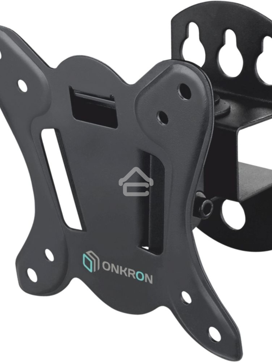 Кронштейн ONKRON Кронштейн ONKRON 17-27'' макс 100*100 мм, наклон -+ 8º, поворот: 45°, от стены 85 мм, макс вес 25кг, черный