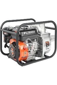 Мотопомпа PATRIOT MP 3060 S [335101430] {Двиг. 4-т, АИ-92, 196сс, 6.5 л.с., самовсас., макс.производит.60 м?/ч (1000 л/м), макс.глуб.всас.8 м., макс.нап.30 м., диам.патруб.3