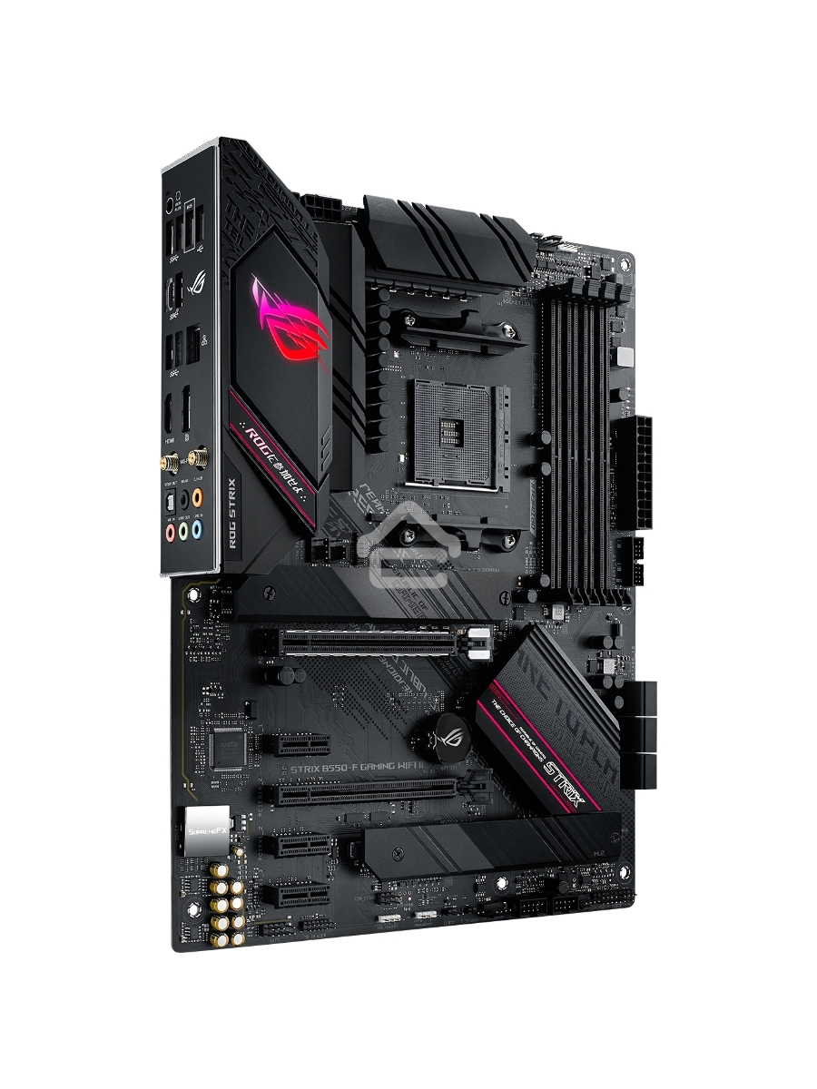 Материнская плата ASUS ROG STRIX B550-F GAMING WIFI II, AM4, AMD B550, 4xDDR4, 6xSATA, 2xM.2, 1xPCIe 3.0 x4, 1xPCIe 4.0 x16, 3xPCIe x1, 1xDP, 1xHDMI, 1x 2.5Gb LAN, 1xUSB-A 3.2 Gen 2, 2xUSB-A 3.2 Gen 1, 1xUSB-C 3.2 Gen 2, 5x3.5 мм, 7.1, ATX