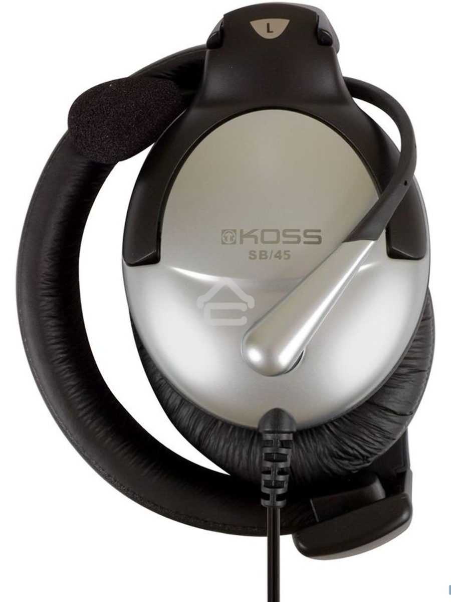 Наушники KOSS SB-45 USB {Гарнитура, закрытого типа с электретным микрофоном и VC,част. 18-20000 Гц,импеданс 100 Ом, чувствительность 103 дБ, шнур 2,4м, USB-подключение к ПК}