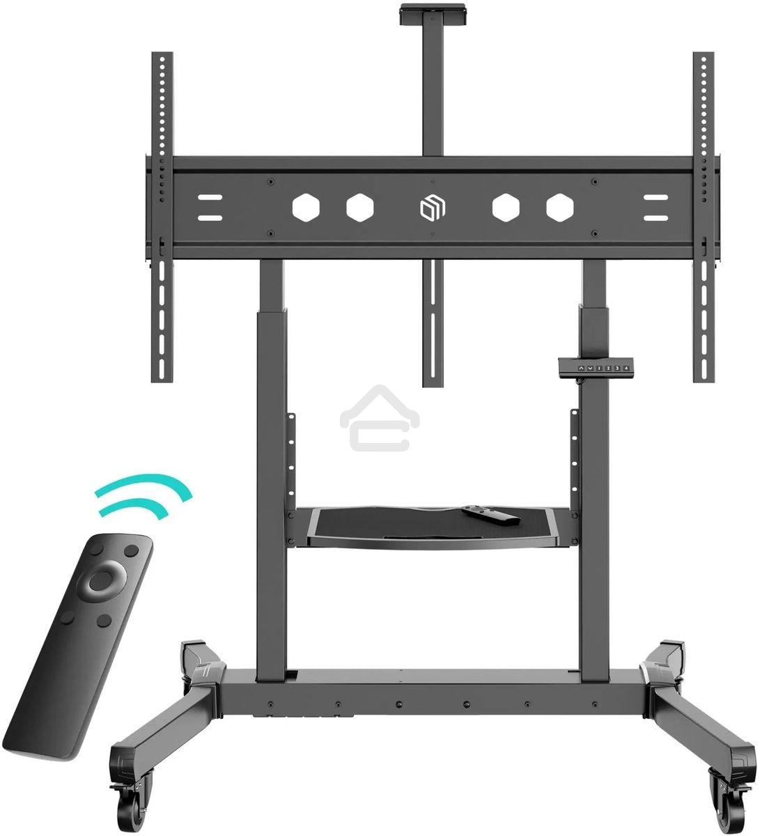 Мобильная стойка МОТОРИЗОВАННАЯ ONKRON на 1 ТВ/50-100