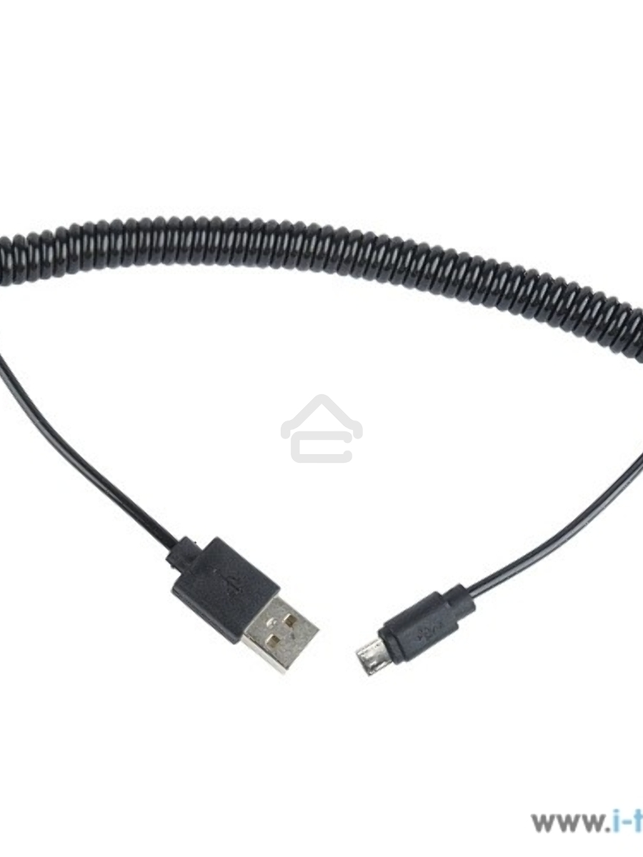 Кабель Cablexpert USB 2.0 Pro, AM/microBM 5P, 1.8м, витой, черный, пакет (CC-mUSB2C-AMBM-6)