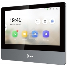 Видеодомофон Hikvision DS-KH8350-TE1 серебристый