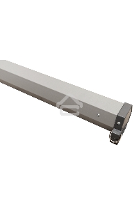 Экран 250x250см Motoscreen 1:1 настенно-потолочный рулонный (моторизованный) 139' фибергласс, серый корпус