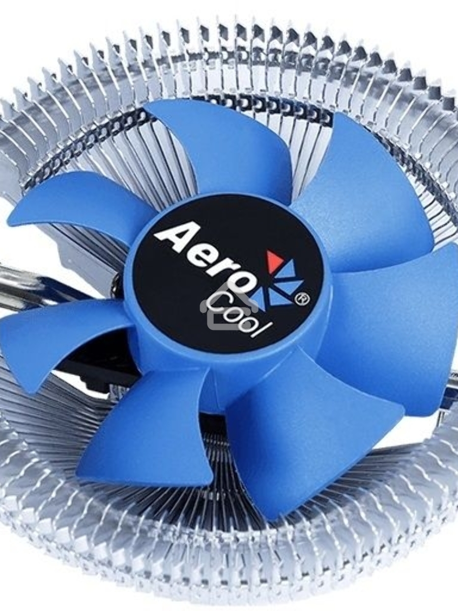 Кулер для процессора AeroCool / Formula Verkho I серебристый, 80 мм, алюминий, 2500 об/мин, 29.7 дБ, 4 pin, 90 Вт, 45 мм