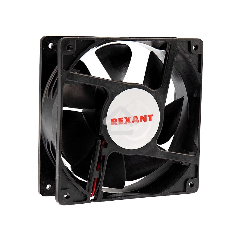 Вентилятор для корпуса Rexant RХ 12038MS 12 VDC черный, 120 мм, 2300 об/мин, 36 дБ, 2 pin