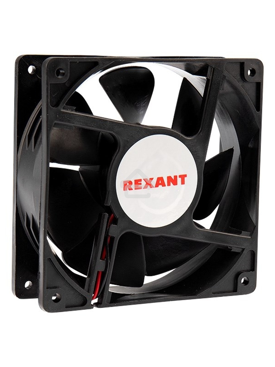 Вентилятор для корпуса Rexant RХ 12038MS 12 VDC черный, 120 мм, 2300 об/мин, 36 дБ, 2 pin