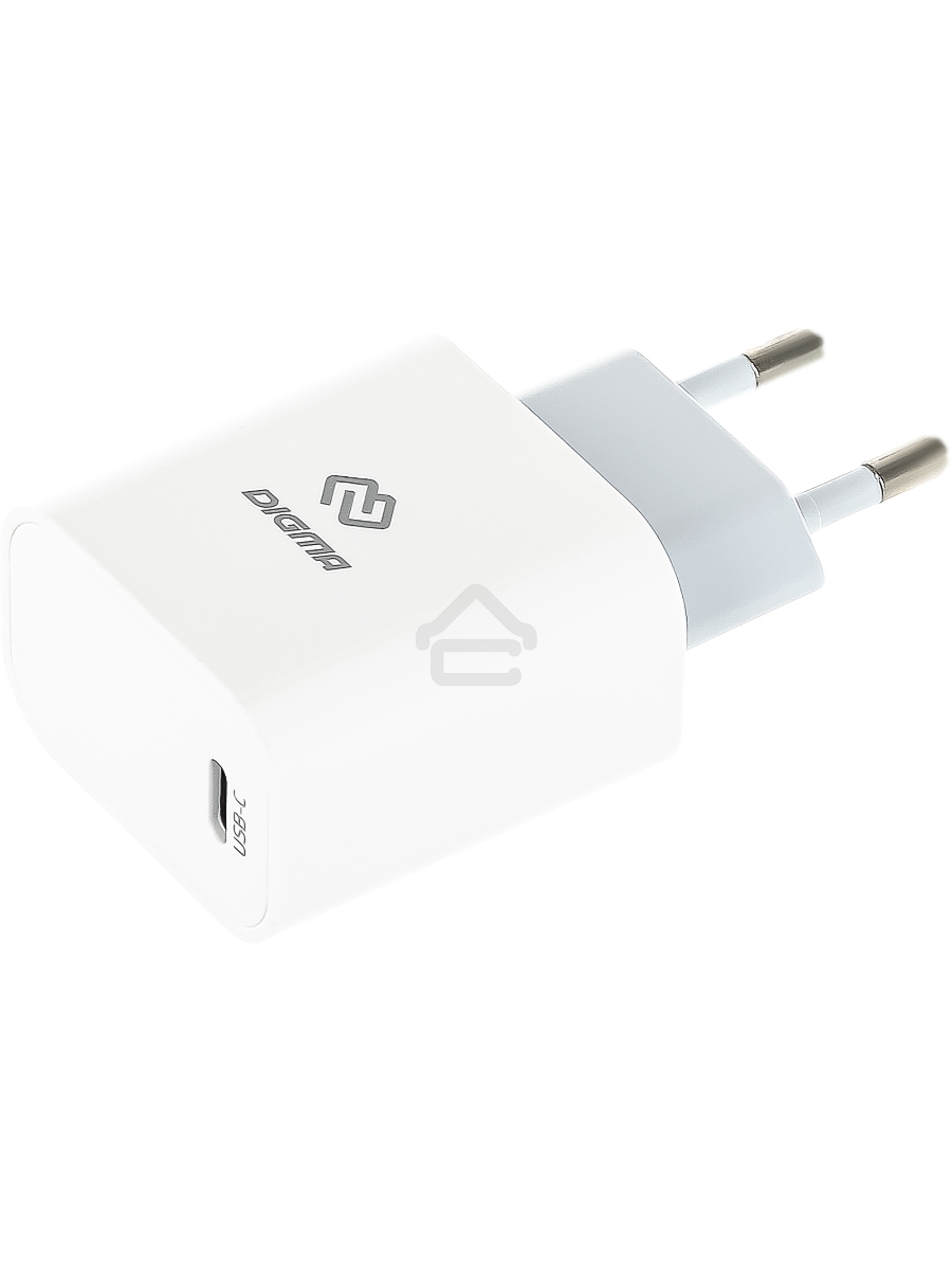 Сетевое зарядное устройство Digma DGW2C 3A PD белый