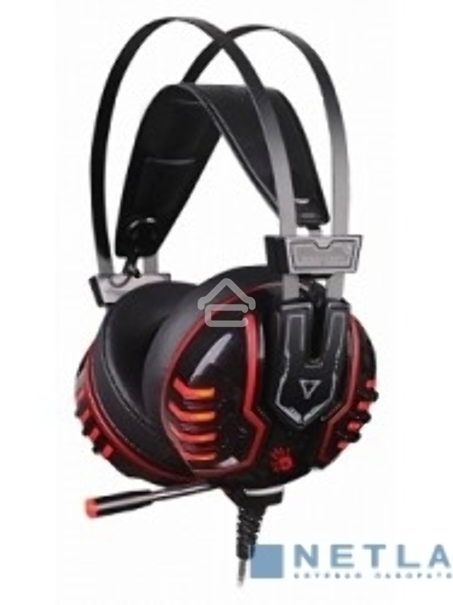 Наушники с микрофоном A4 Bloody M615 черный 1.2м мониторы оголовье (M615 B/R)