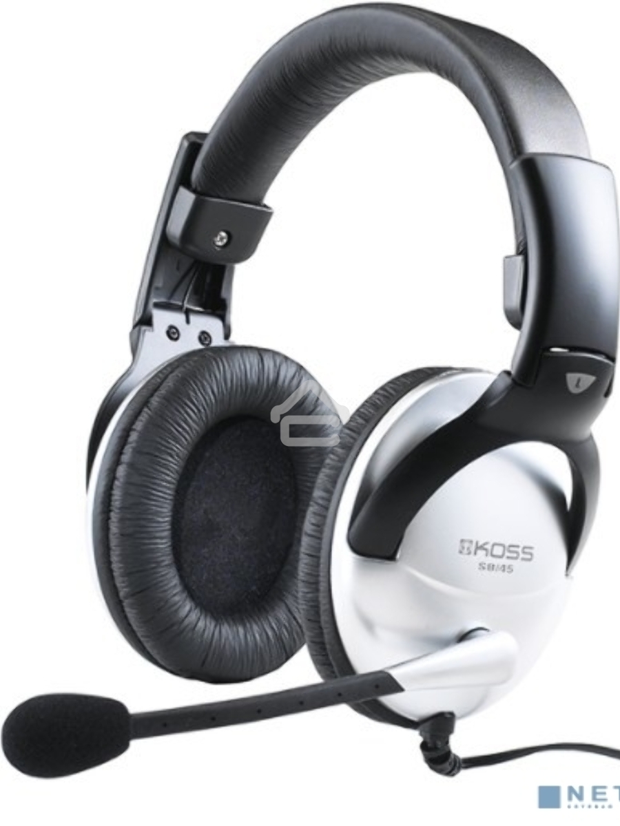 Наушники KOSS SB-45 USB {Гарнитура, закрытого типа с электретным микрофоном и VC,част. 18-20000 Гц,импеданс 100 Ом, чувствительность 103 дБ, шнур 2,4м, USB-подключение к ПК}