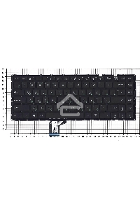 Клавиатура для ноутбука Asus K401L A401 черная