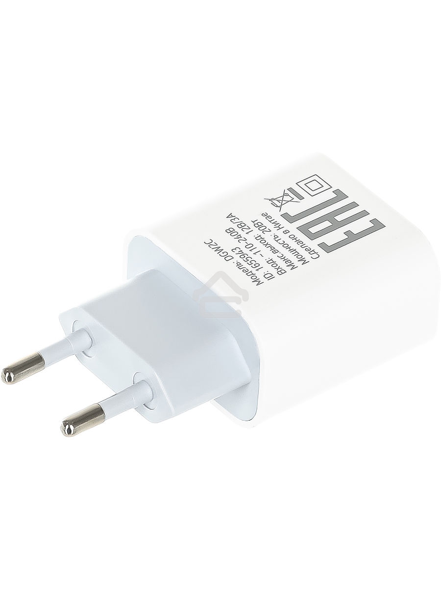 Сетевое зарядное устройство Digma DGW2C 3A PD белый