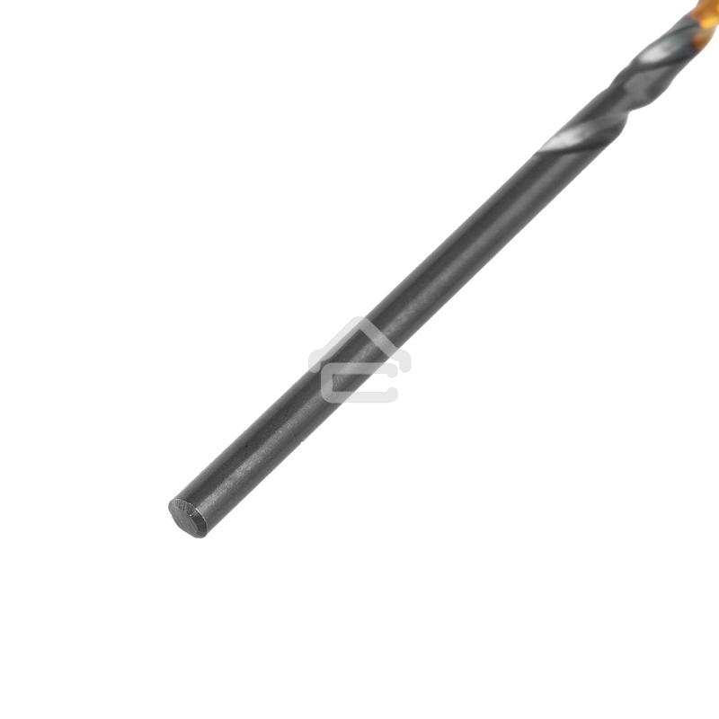 Сверло по металлу Denzel 2 мм, HSS-Tin, Golden Tip, 10 шт.