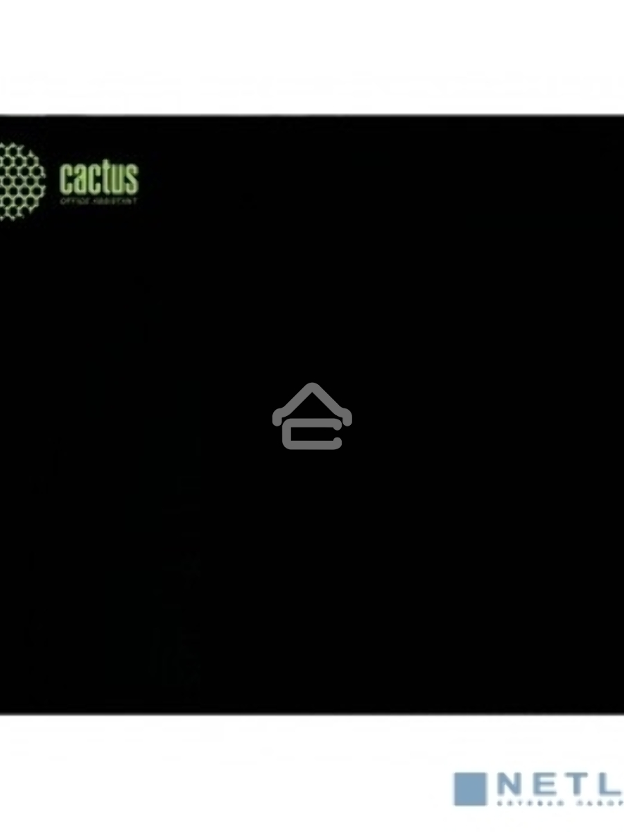 Коврик для мыши Cactus CS-MP-P01XS Микро черный 220x180x2мм