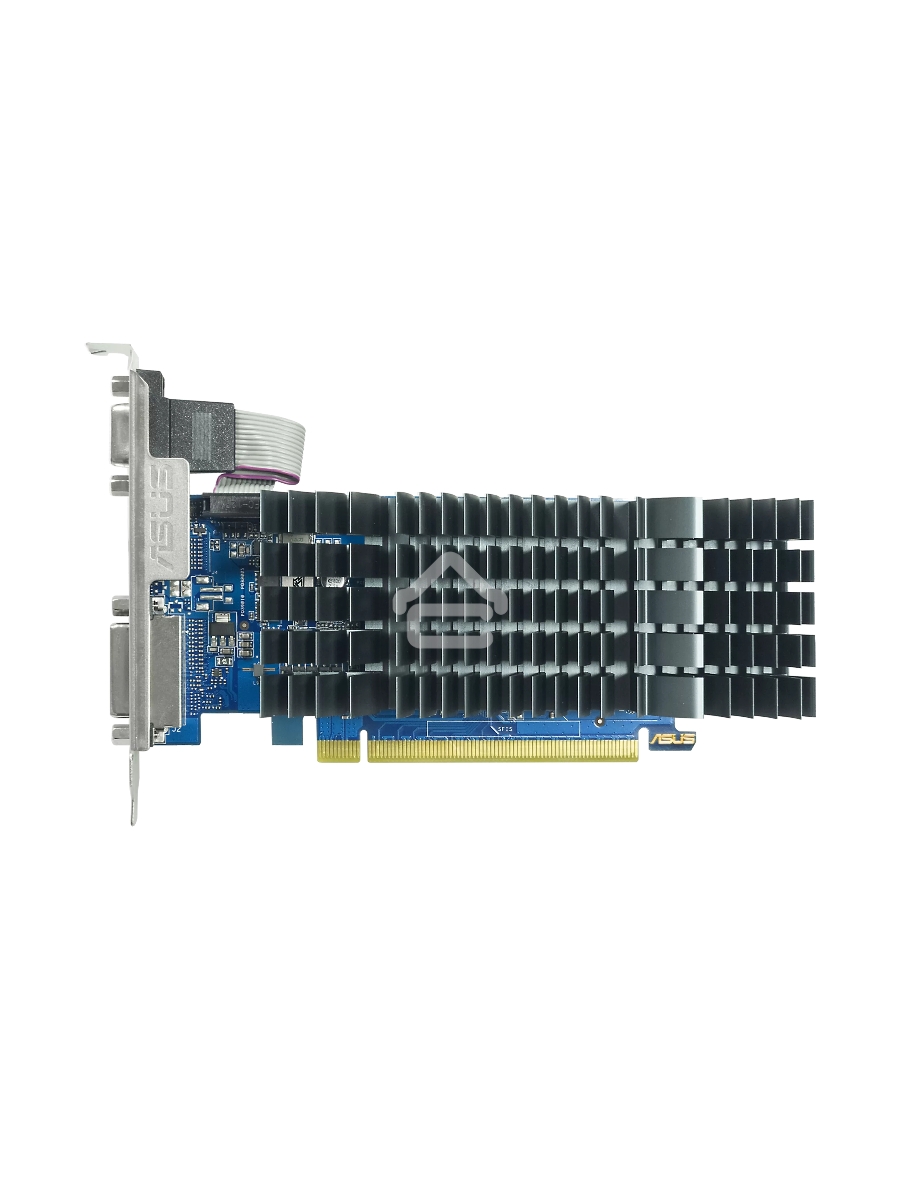 Видеокарта Asus PCI-E GT710-SL-2GD5-BRK-EVO NVIDIA GeForce GT 710 2Gb 64bit GDDR5 954/5012 DVIx1 HDMIx1 CRTx1 HDCP Ret low profile