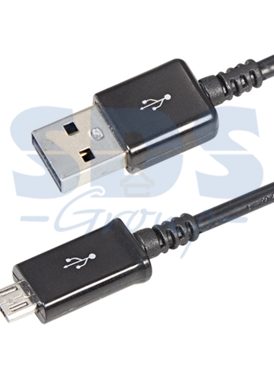 Кабель Rexant (18-4268-20) USB кабель microUSB длинный штекер 1М черный