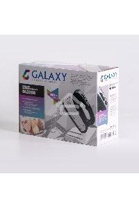 Миксер электрический Galaxy GL 2208, черный с серебристым, ручной, 250 Вт, 5 скоростей + режим 