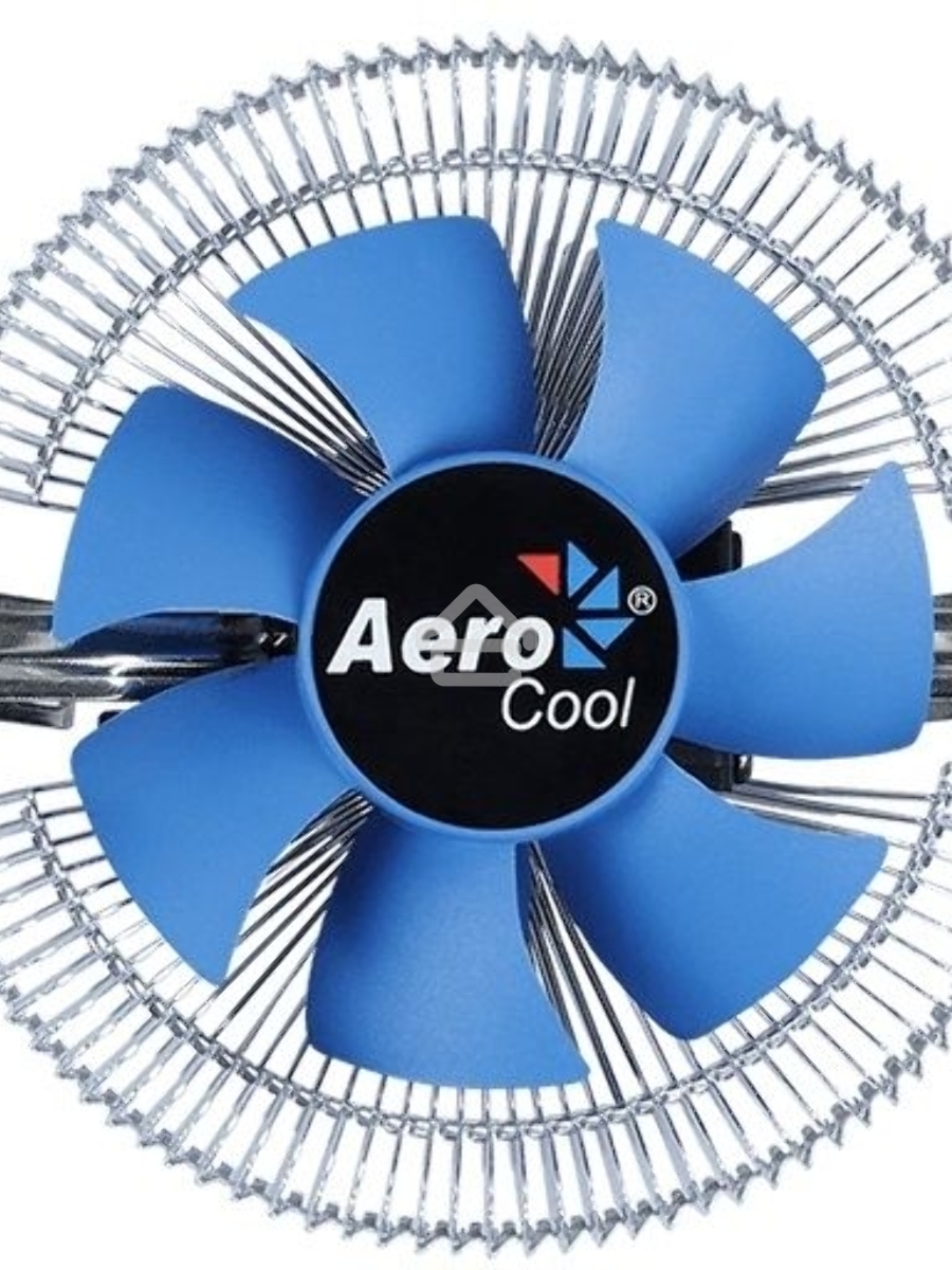 Кулер для процессора AeroCool / Formula Verkho I серебристый, 80 мм, алюминий, 2500 об/мин, 29.7 дБ, 4 pin, 90 Вт, 45 мм