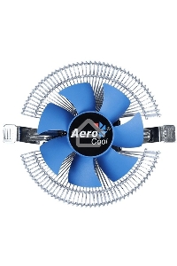 Кулер для процессора AeroCool / Formula Verkho I серебристый, 80 мм, алюминий, 2500 об/мин, 29.7 дБ, 4 pin, 90 Вт, 45 мм